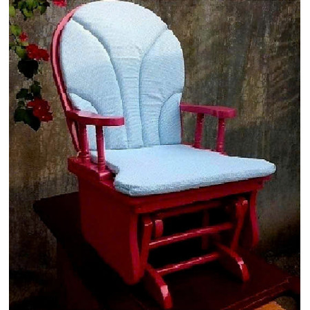 Ghế Lắc Trẻ Em - Màu Hồng : Nệm Ghế CaRo Hồng